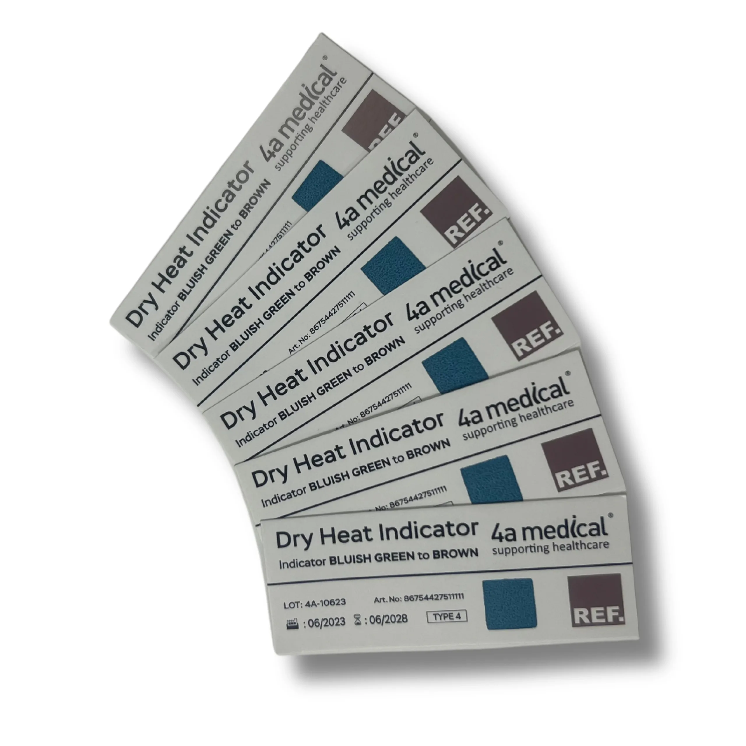 Dry Heat Chemical Indicators – 4A MEDICAL, Sterilization Indicators & Monitors