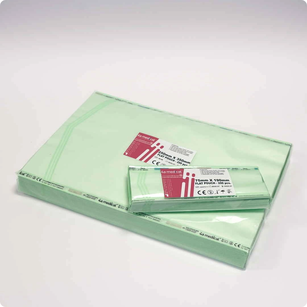 Sterilization Flat Pouches – 4A MEDICAL, Sterilization Pouches & Wraps