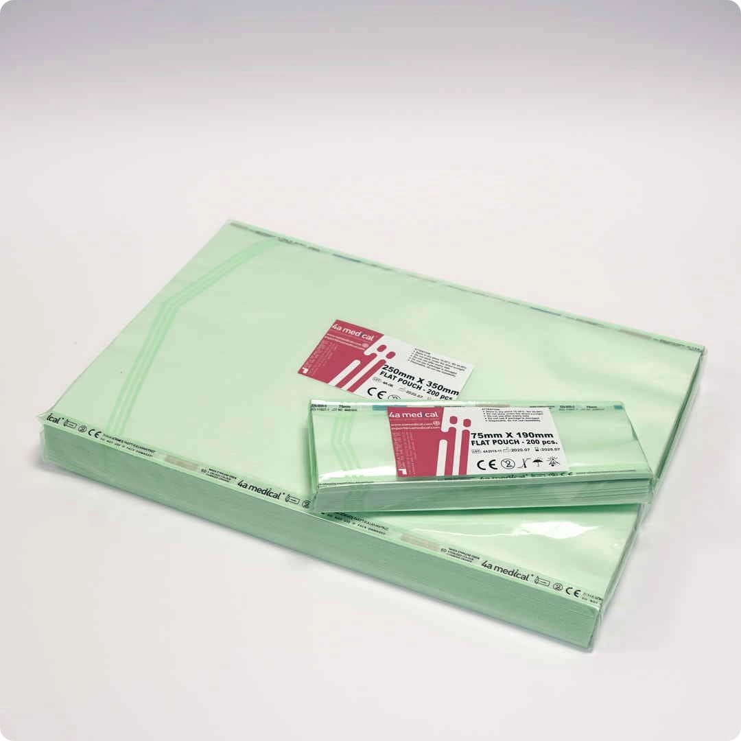 Sterilization Flat Pouches – 4A MEDICAL, Sterilisationsschläuche und -beutel