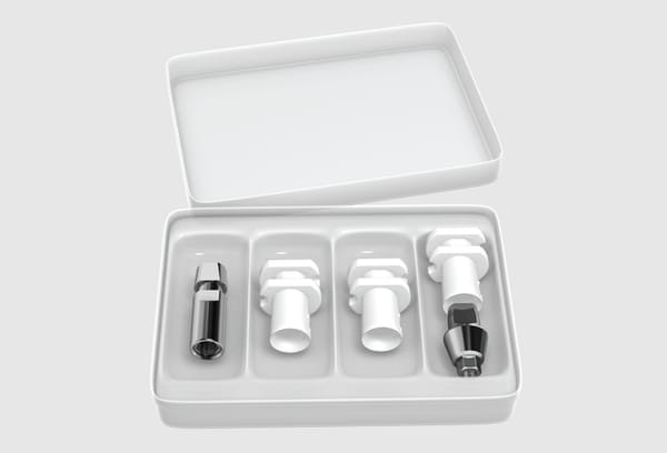 D4 Plastic snap transfer with abutment