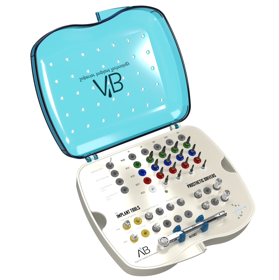 TKDC Stoppered coated conical drill surgical kit – AB Dental Devices Ltd., Instruments / Accessories