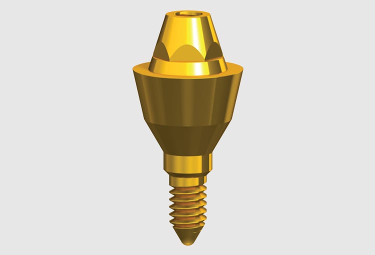 P16-3 Narrow straight adaptor – AB Dental Devices Ltd., Abutments