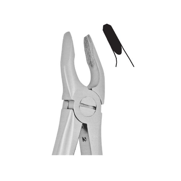 Tooth Forceps Blades Beak Grip Profile Anatomic Handle Fig. 7 – Accuram Instruments, Extraktionszangen