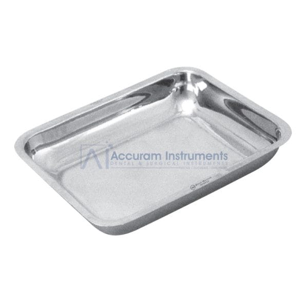 Tray -Hollowware Instruments Tray without LID – Accuram Instruments, Trays, Sterilization Containers and Accessories