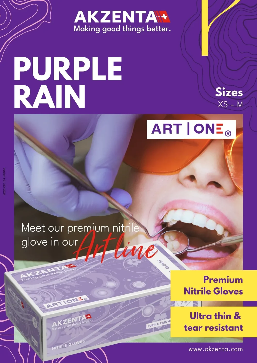 Purple Rain Gloves