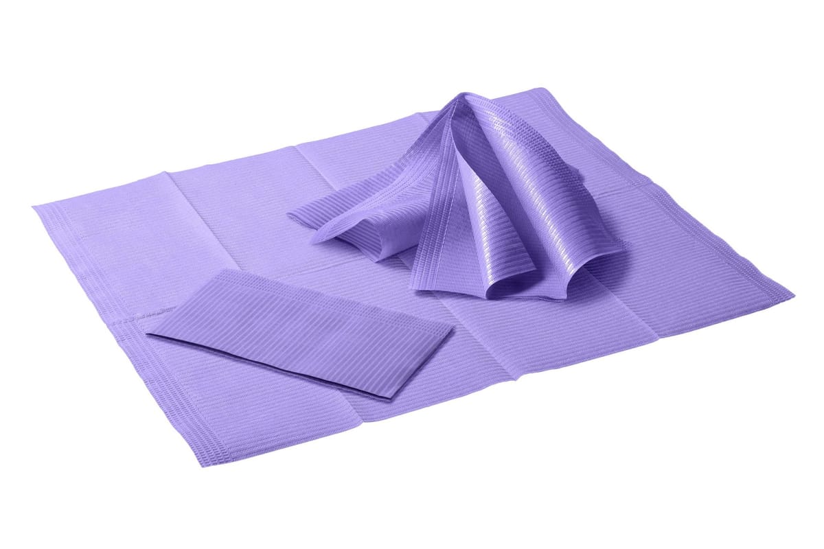 Patient Towels MAXI - Lilac – Akzenta International SA, Napkins and Patient Bibs