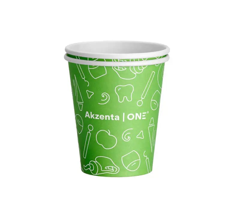 Paper Cups - Street Art - Fresh Green – Akzenta International SA, Rinsing Cups