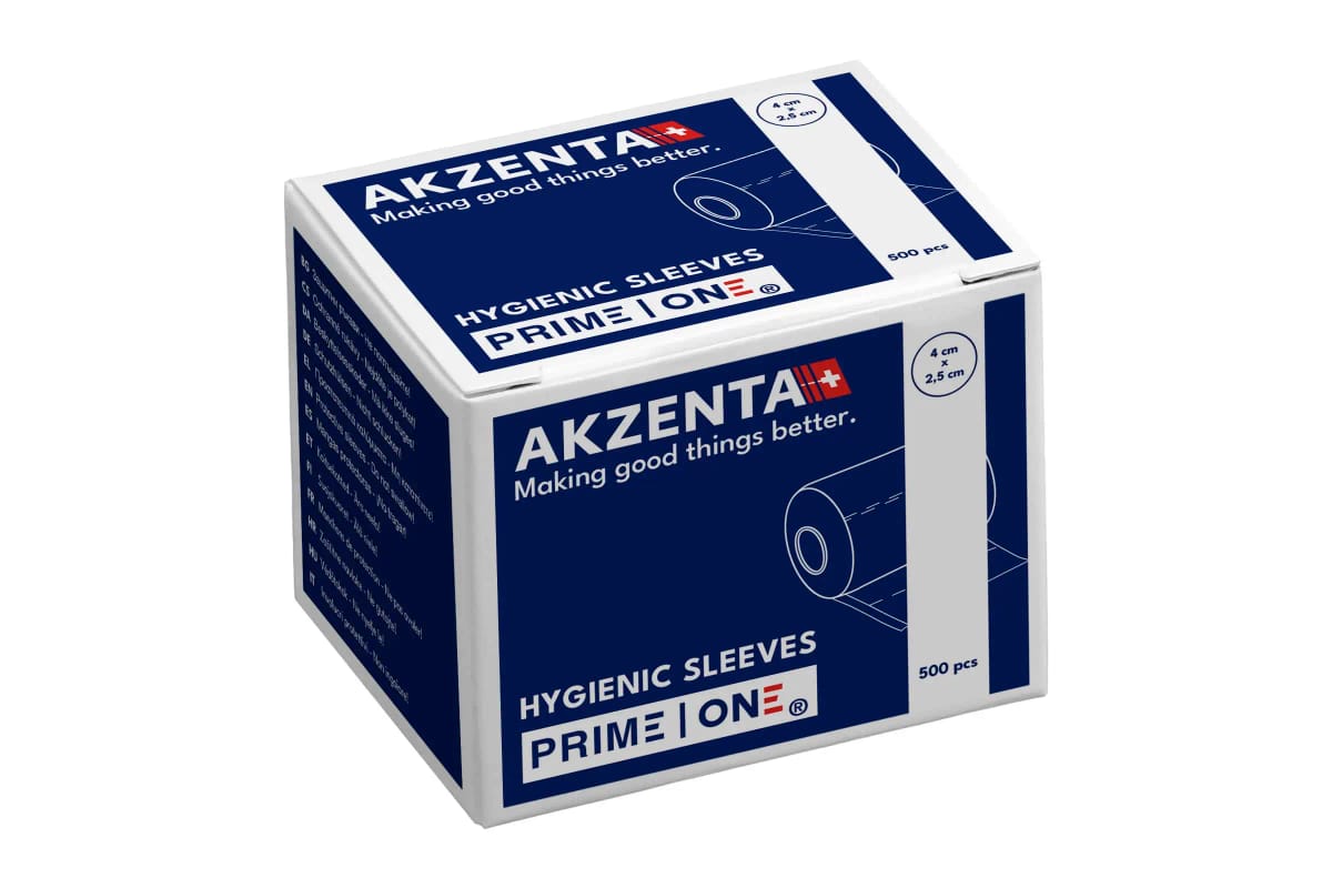 Hygienic Sleeves 2.5 x 4 cm – Akzenta International SA, Trays, Sterilcontainer und Zubehör
