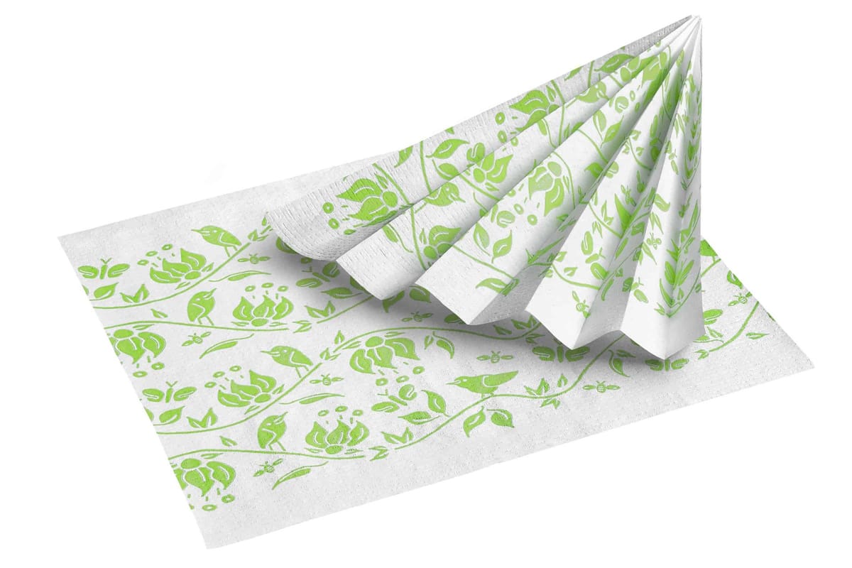 Patient Towels Paradise Edition Fresh Green – Akzenta International SA, Praxisbekleidung