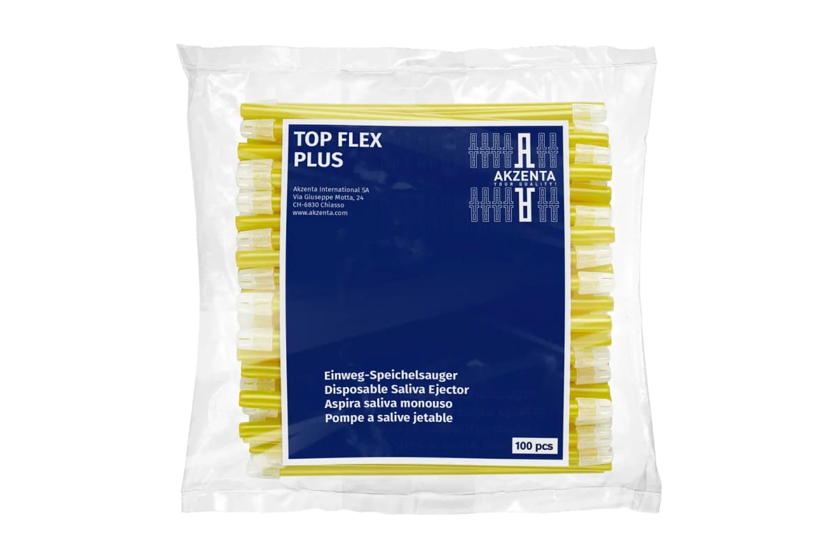 Saliva Ejector - Yellow – Akzenta International SA, Saliva Ejectors