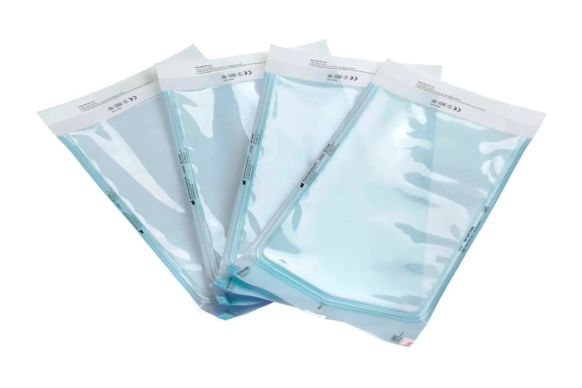 Sterilization Pouches 190 x 330 mm – Akzenta International SA, Sterilisationsschläuche und -beutel
