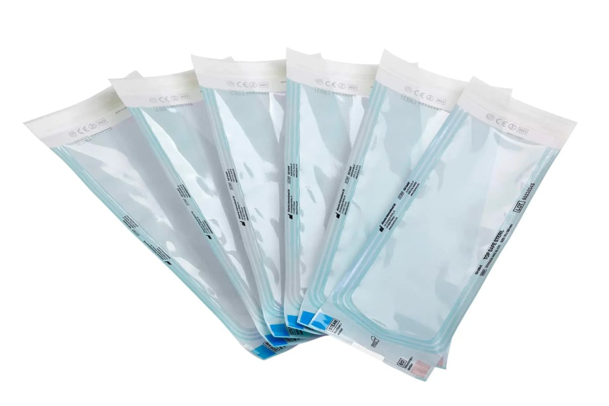 Sterilization Pouches 75 x 250 mm – Akzenta International SA, Sterilization Reels and Pouches