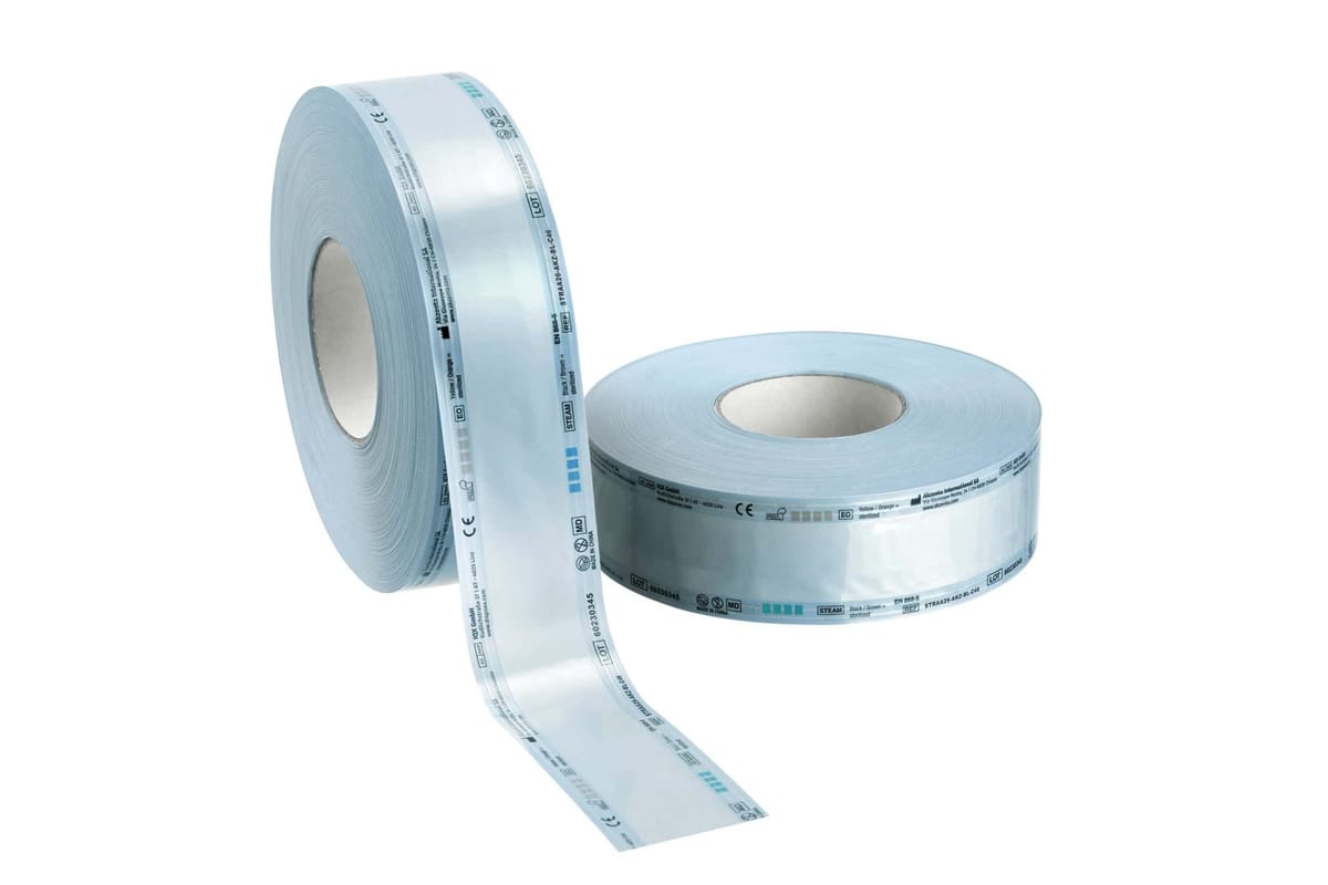 Sterilization Reels 55 mm x 200 m – Akzenta International SA, Sterilisationsschläuche und -beutel
