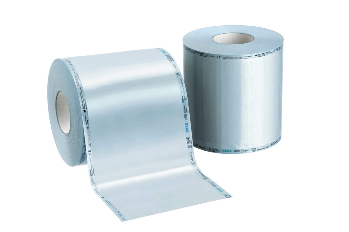 Sterilization Reels 200 mm x 200 m – Akzenta International SA, Sterilisationsschläuche und -beutel