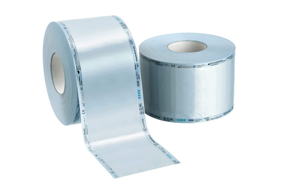 Sterilization Reels 125 mm x 200 m – Akzenta International SA, Sterilisationsschläuche und -beutel