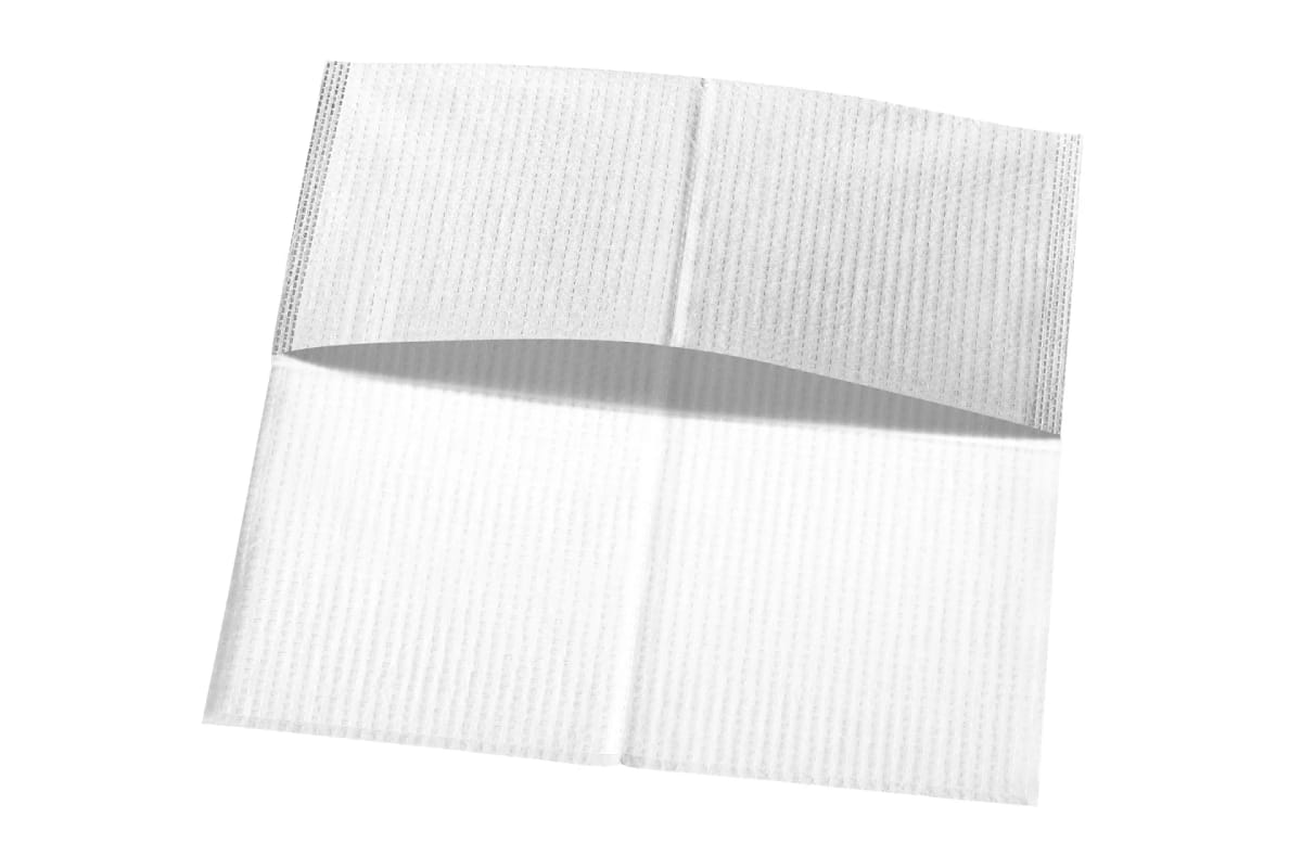 Headrest Covers Tissue-PE Star White – Akzenta International SA, Einwegartikel