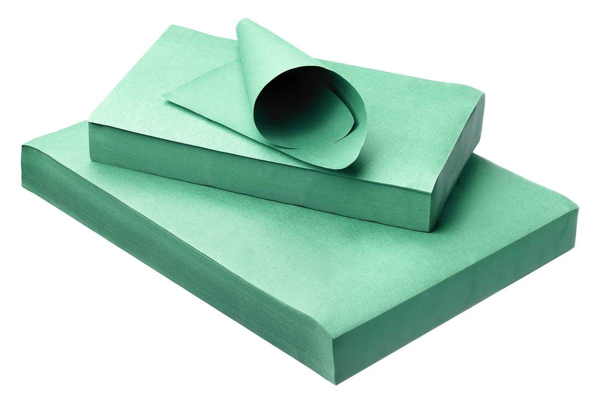 Tray Paper Green 18 x 28 cm – Akzenta International SA, Einwegartikel
