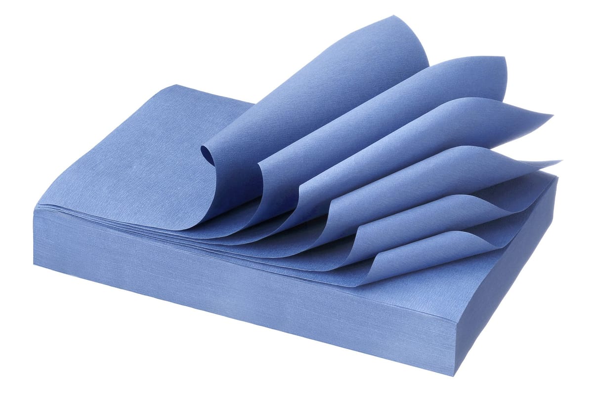 Tray Paper Med Blue – Akzenta International SA, Einwegartikel