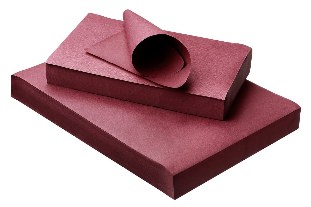 Tray Paper Burgundy 18 x 28 cm – Akzenta International SA, Gypsum Additives, Die Hardeners and Plaster Removers