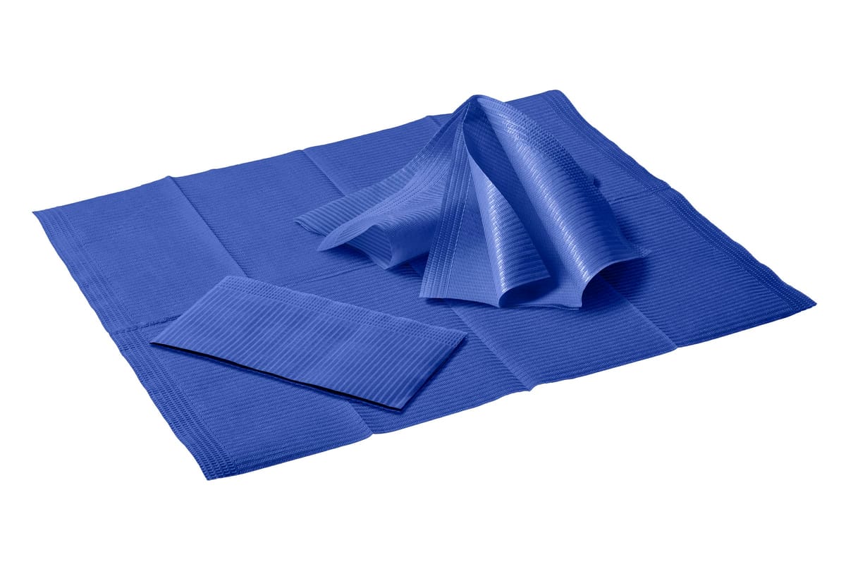 Patient Towels MAXI - Magic Blue – Akzenta International SA, Napkins and Patient Bibs