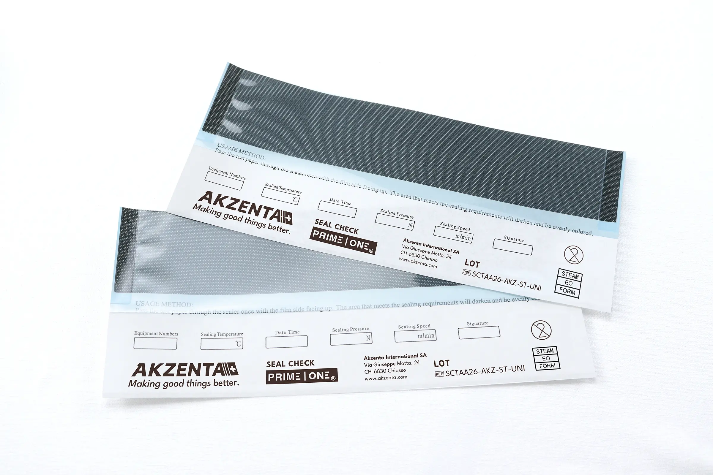 Seal Check Test – Akzenta International SA, Sterilization Indicators & Monitors