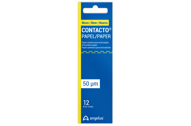 Ajuste oclusal – Angelus, Ind. de Prod Ordontologicos SA, Articulating Paper, Silk, Tape