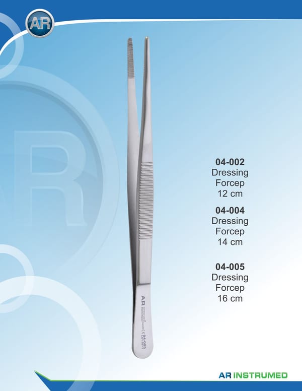 Dressing Forceps 12cm