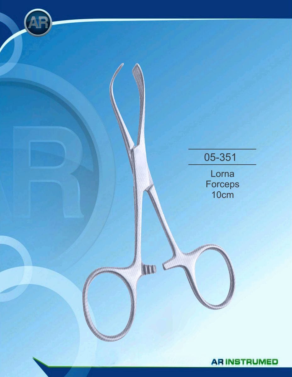 Lorna Forceps 10cm – AR Instrumed, Surgical Instruments