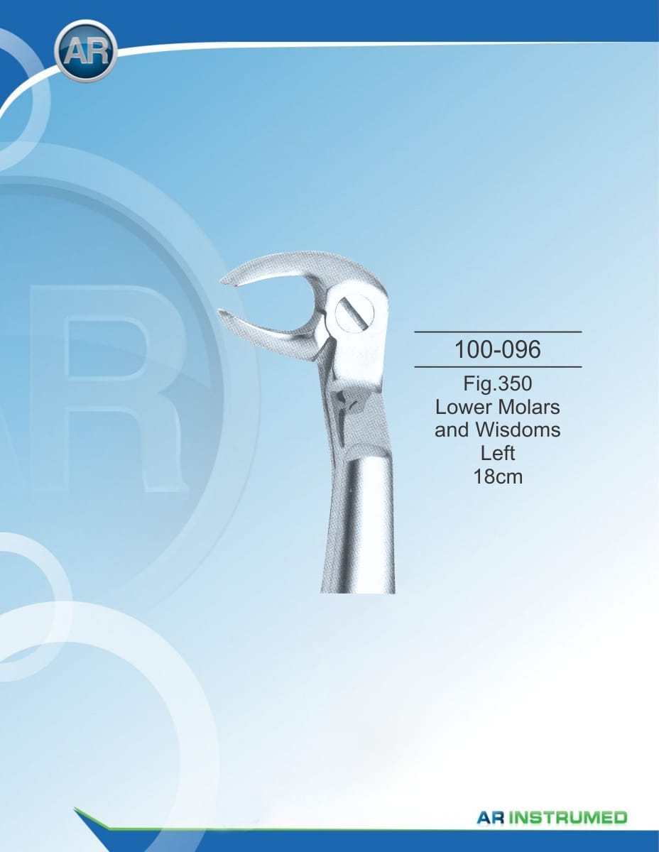 Fig.350 Lower Molars and Wisdoms Left 18cm – AR Instrumed, Extraktionszangen