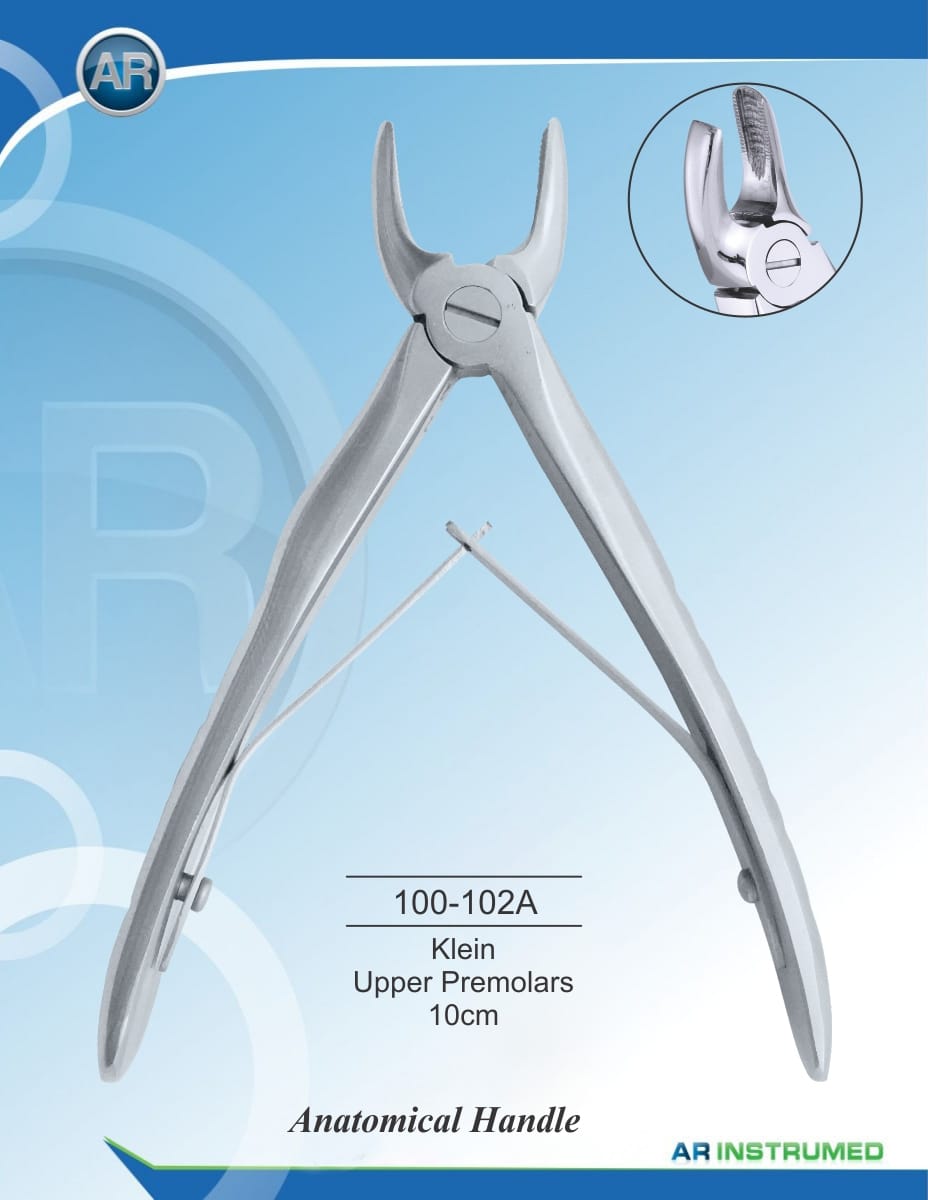 Klein Upper Premolars 10cm – AR Instrumed, Extraction Forceps