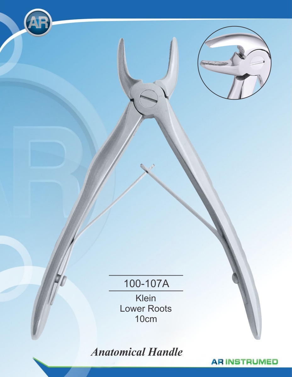 Klein Lower Roots 10cm – AR Instrumed, Extraction Forceps
