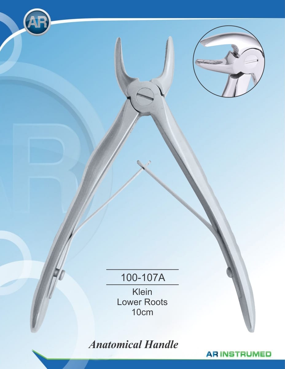 Klein Lower Roots 10cm – AR Instrumed, Extraction Forceps