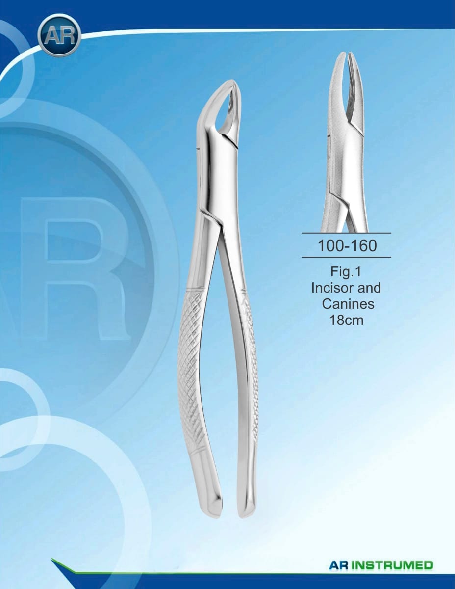 Fig.1 Incisor and Canines 18cm – AR Instrumed, Extraktionszangen