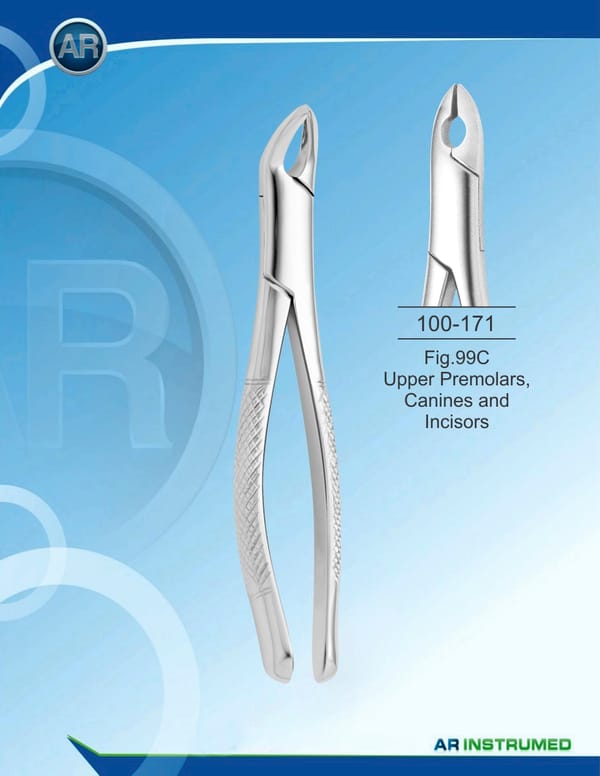 Fig.99C Upper Premolars, Canines and Incisors