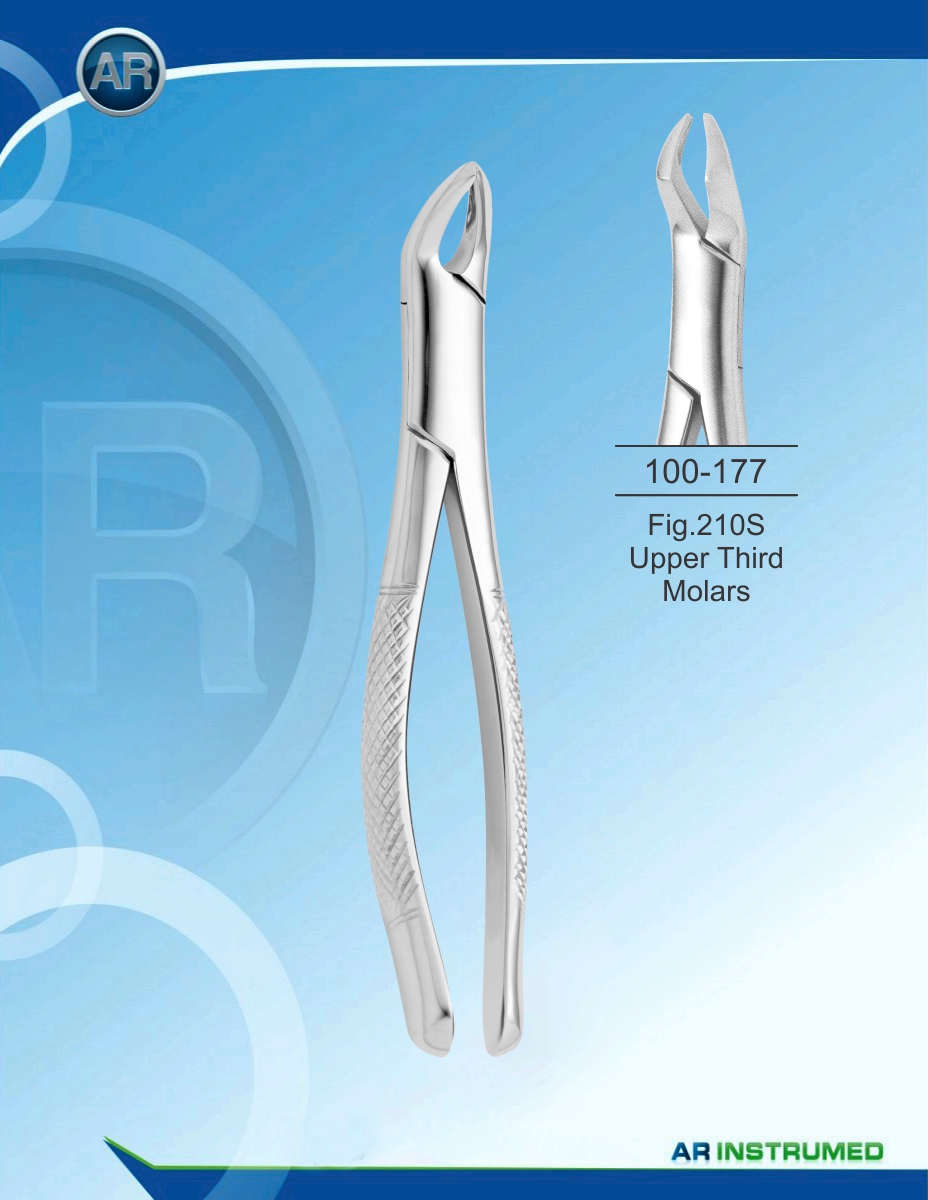 Fig.210S Upper Third Molars – AR Instrumed, Extraction Forceps