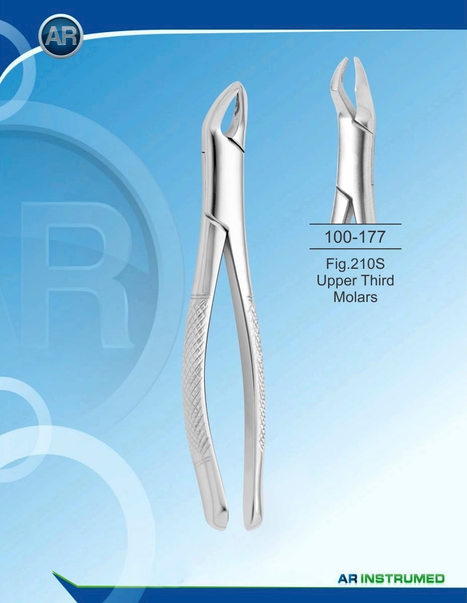 Fig.210S Upper Third Molars – AR Instrumed, Extraction Forceps