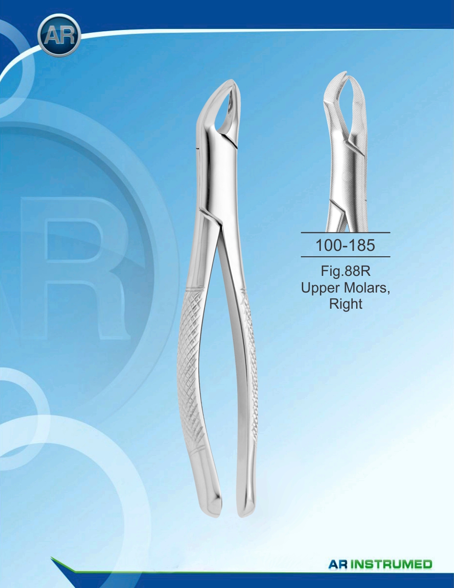 Fig.88R Upper Molars, Right – AR Instrumed, Extraction Forceps