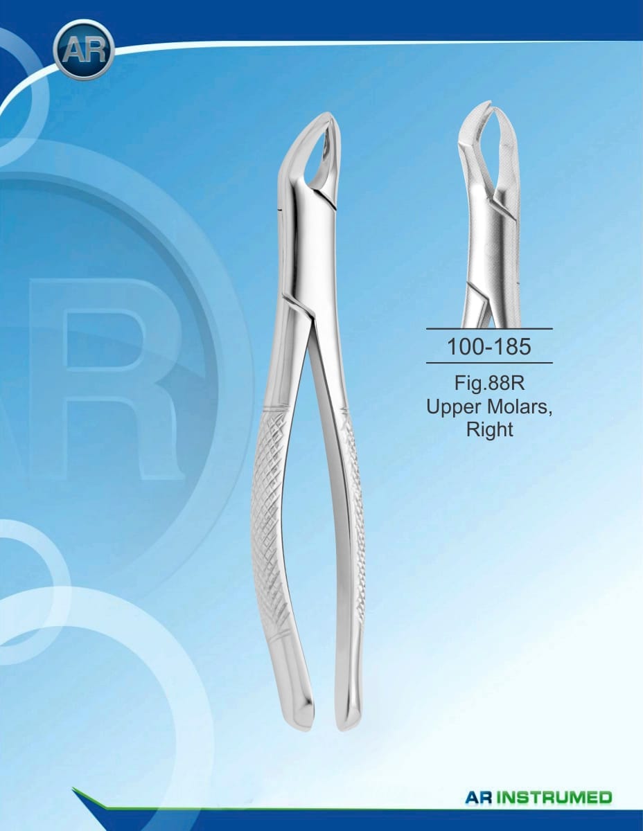 Fig.88R Upper Molars, Right – AR Instrumed, Extraktionszangen