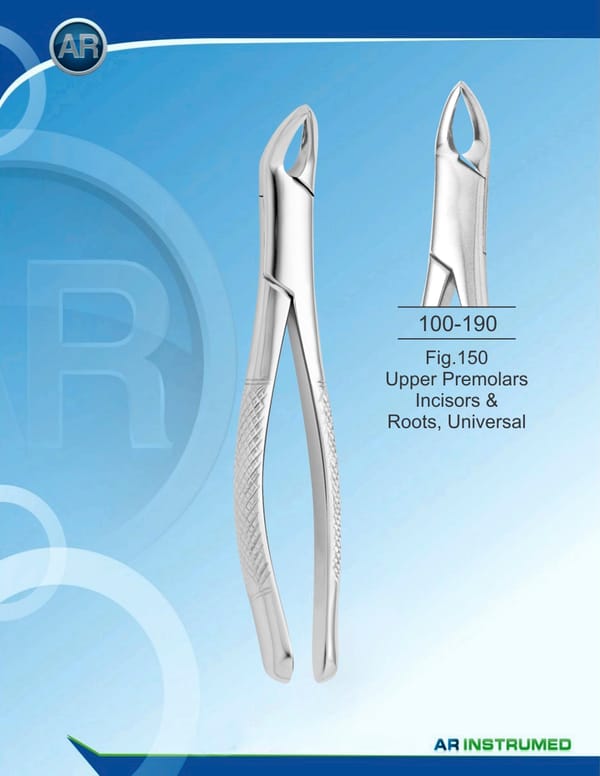 Fig.150 Upper Premolars Incisors &amp; Roots, Universal