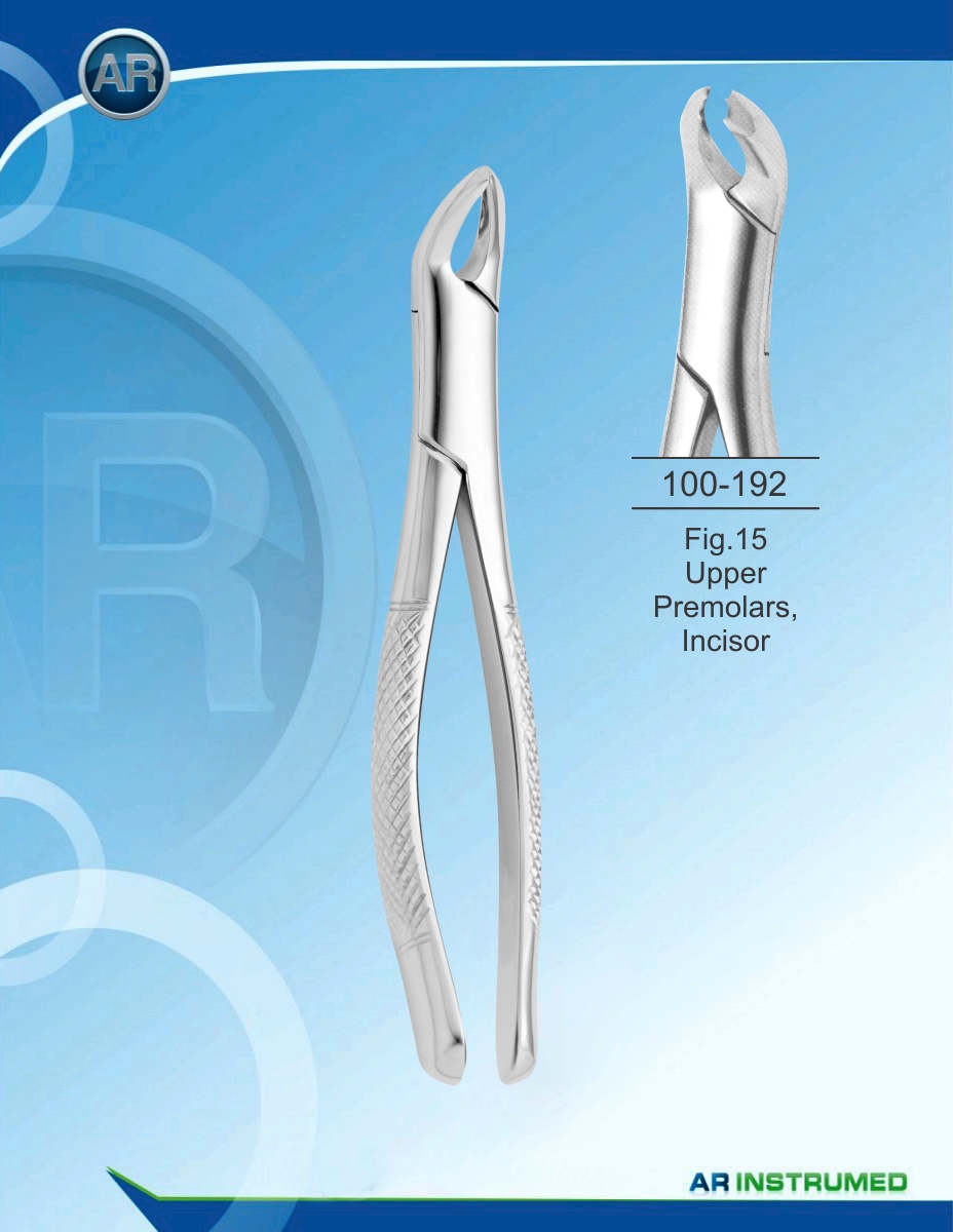 Fig.15 Upper Premolars, Incisor – AR Instrumed, Extraction Forceps