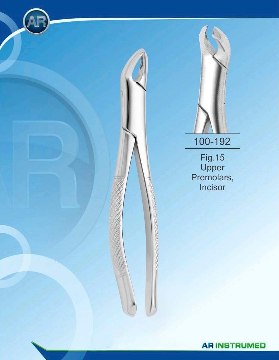 Fig.15 Upper Premolars, Incisor – AR Instrumed, Extraction Forceps