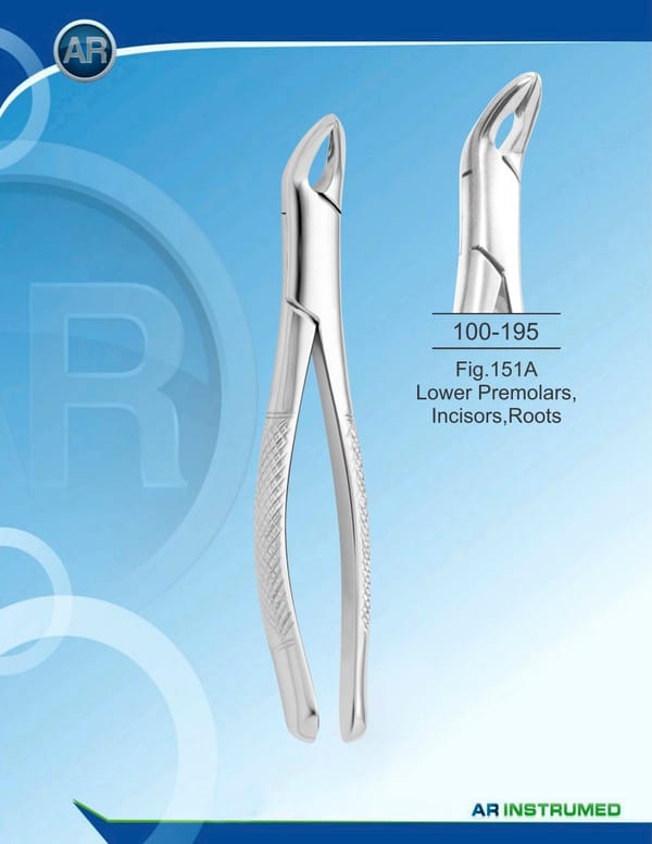 Fig.151A Lower Premolars, Incisors,Roots