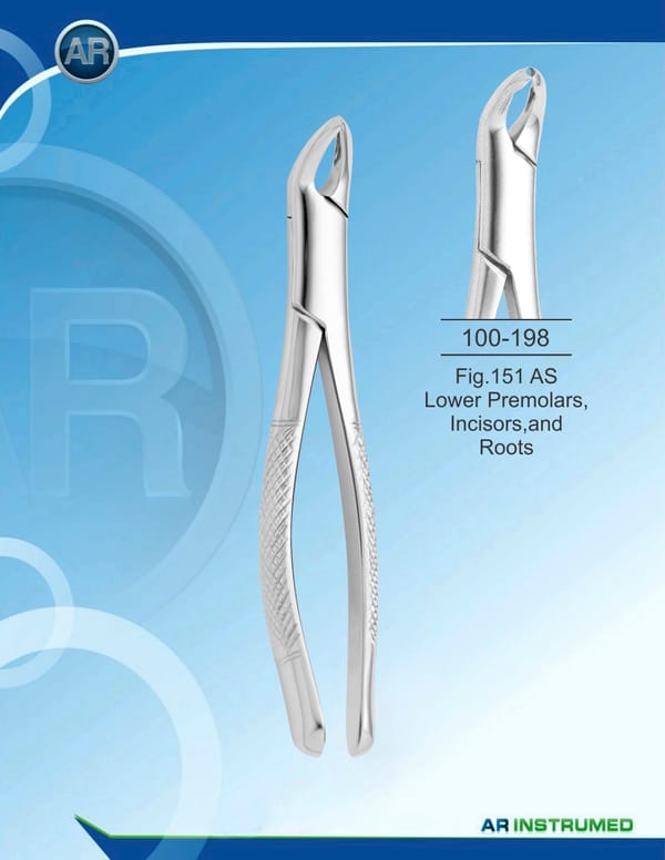 Fig.151 AS Lower Premolars, Incisors,and Roots