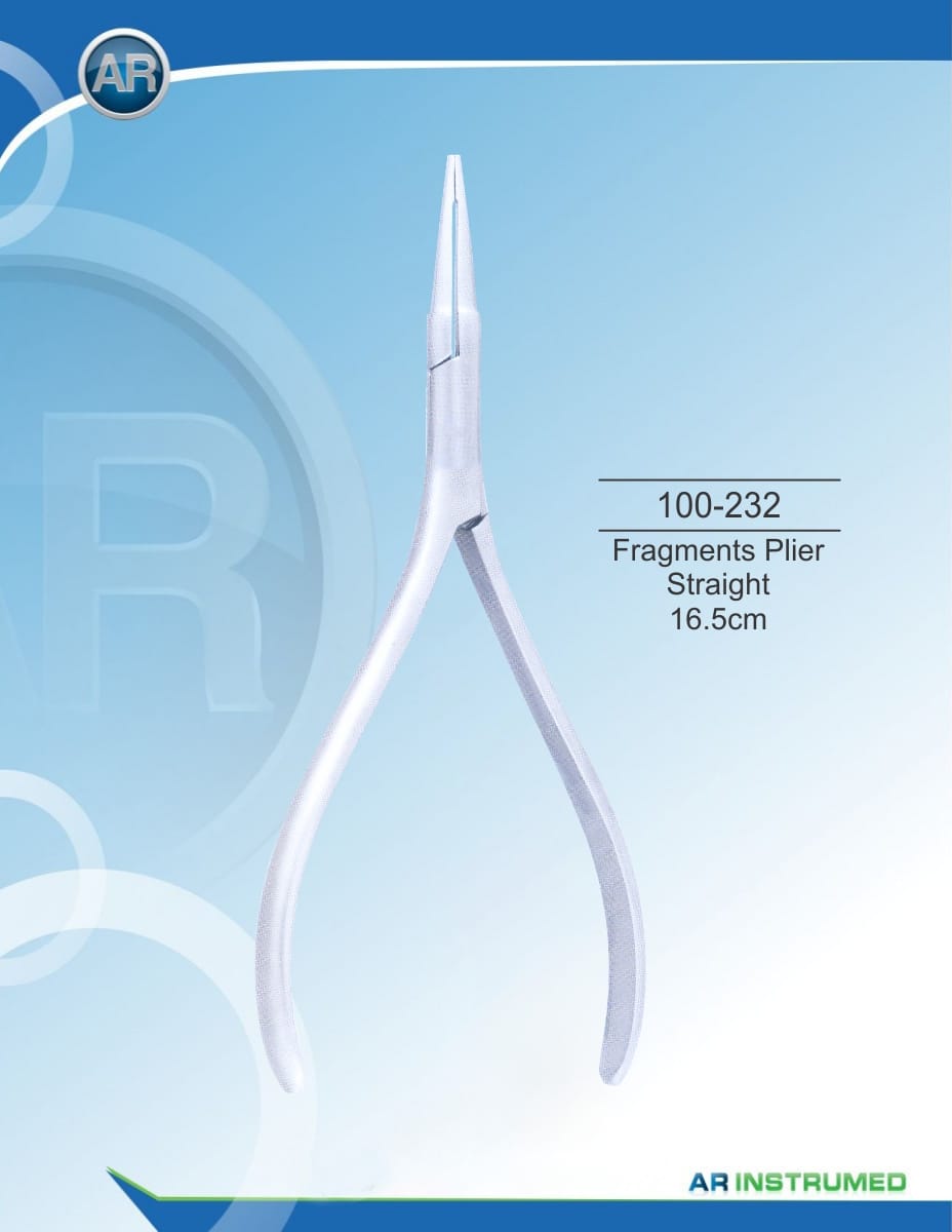 Fragments Pliers Straight 16.5cm, 7mm – AR Instrumed, Tweezers