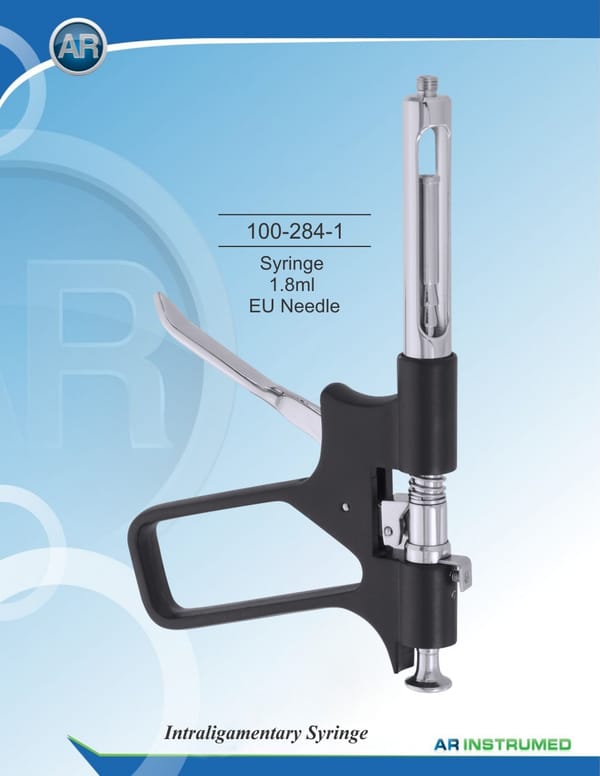 Syringe 2.2ml EU Needle