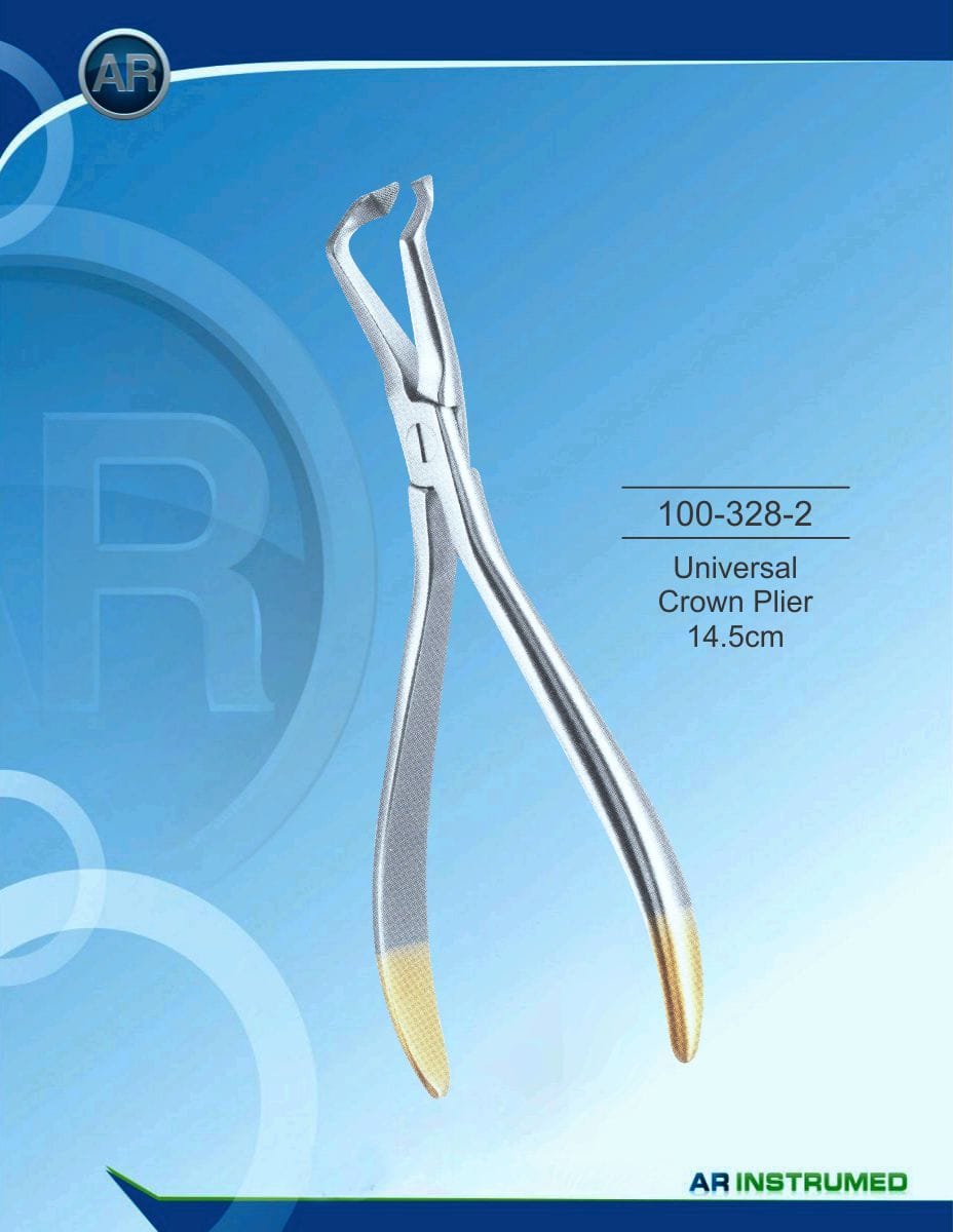Universal Crown Plier 14.5cm – AR Instrumed, Tweezers