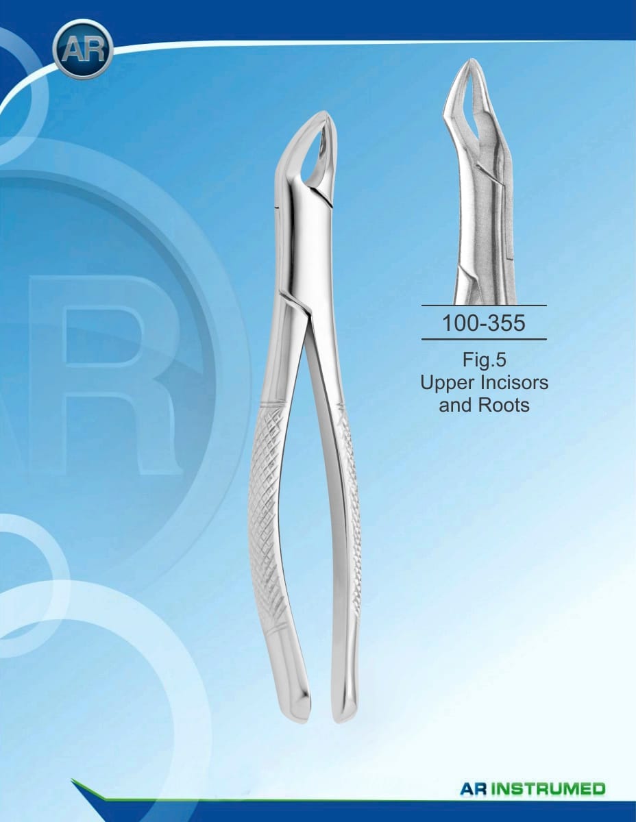 Fig.5 Upper Incisors and Roots Children – AR Instrumed, Extraktionszangen