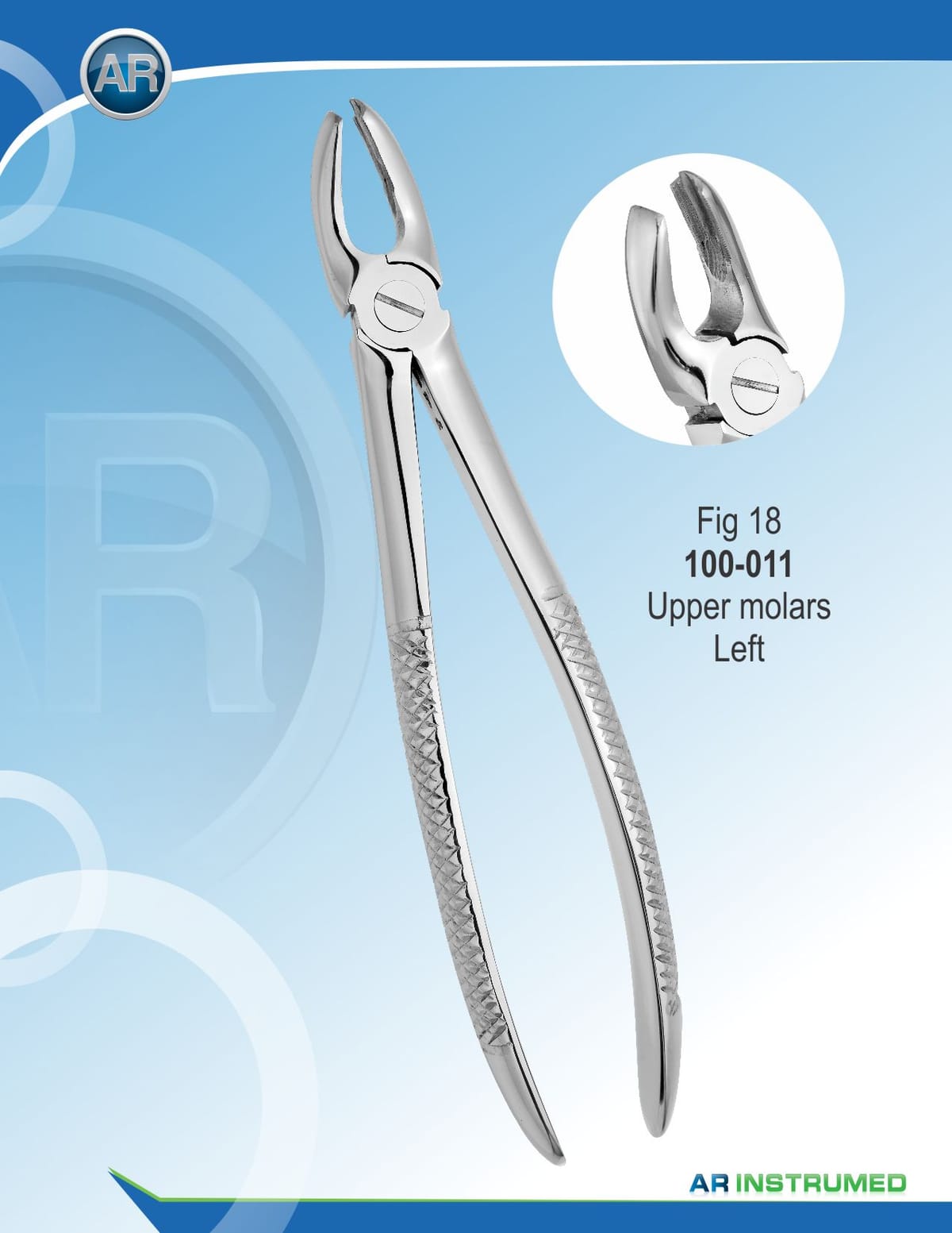 Fig.18 Upper Molars Left – AR Instrumed, Extraktionszangen