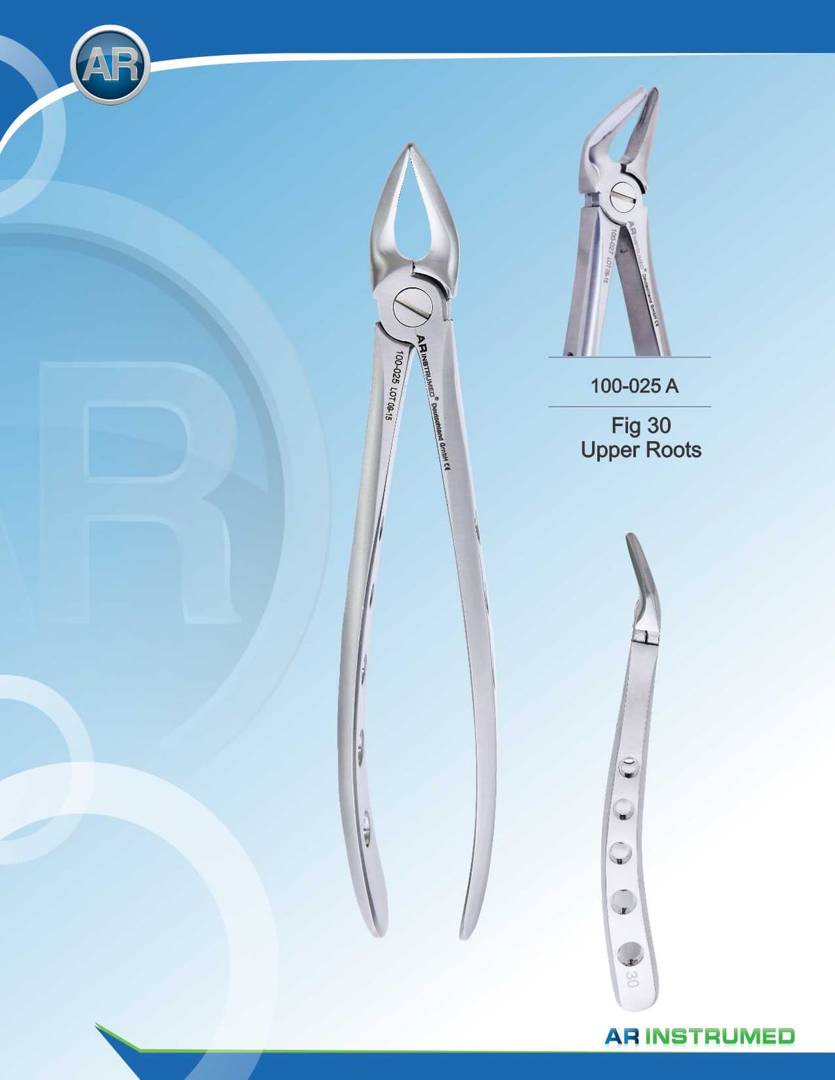 Fig.30 Upper Roots 16.5cm – AR Instrumed, Extraction Forceps