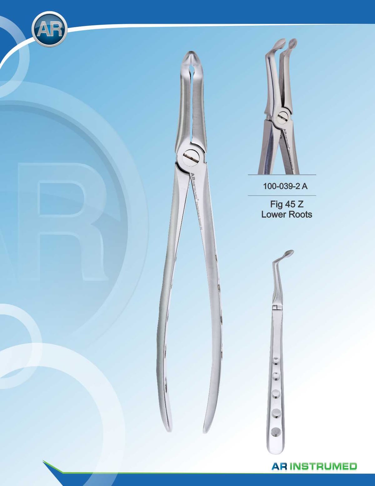 Fig.45Z Lower Roots – AR Instrumed, Extraktionszangen